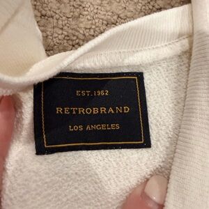Retrobrand Cream Sweatshirt